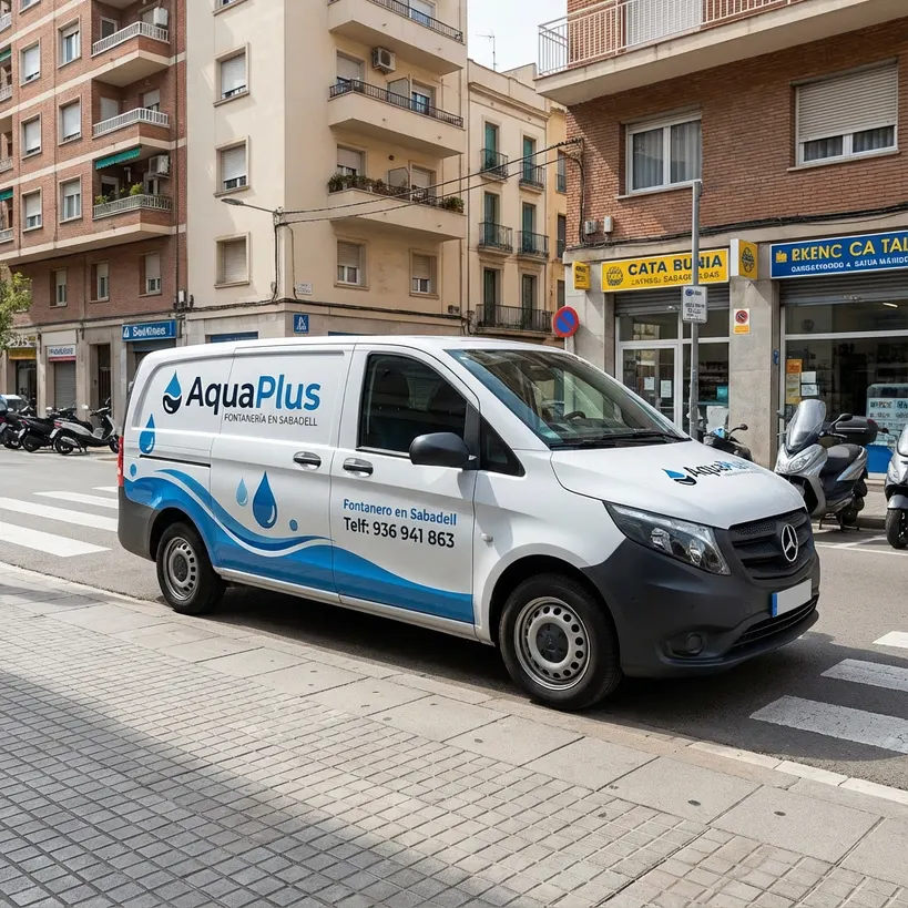 Furgoneta de Fontaneros Sabadell AquaPlus